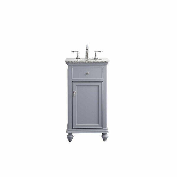 Convenience Concepts 19 in. Otto Single Bathroom Vanity Set - Light Grey HI3483512